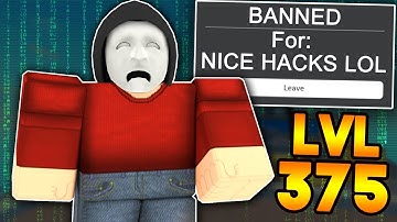 A Level 375+ Got BANNED For HACKING in Arsenal... (ROBLOX)