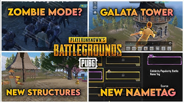 PUBG MOBILE 2.7 Update | PUBG MOBILE 2.7 Beta | Galata Tower Is Back, Zombie In Wow Mode