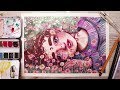 Experimenting with your Art // "Daisy" Watercolour painting process