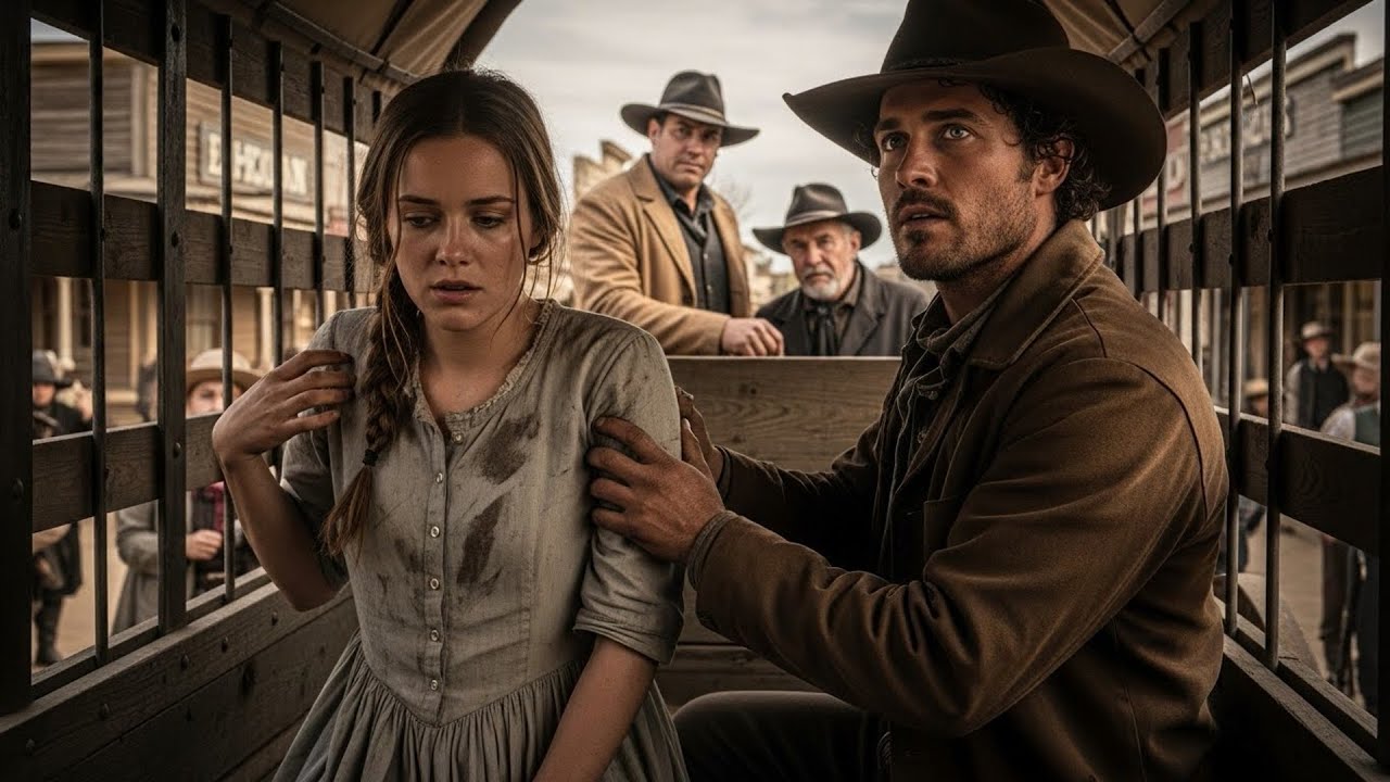 She Was Shivering In The Back Of A Prison Wagon, The Cowboy Proved Her Innocence Before Nightfall