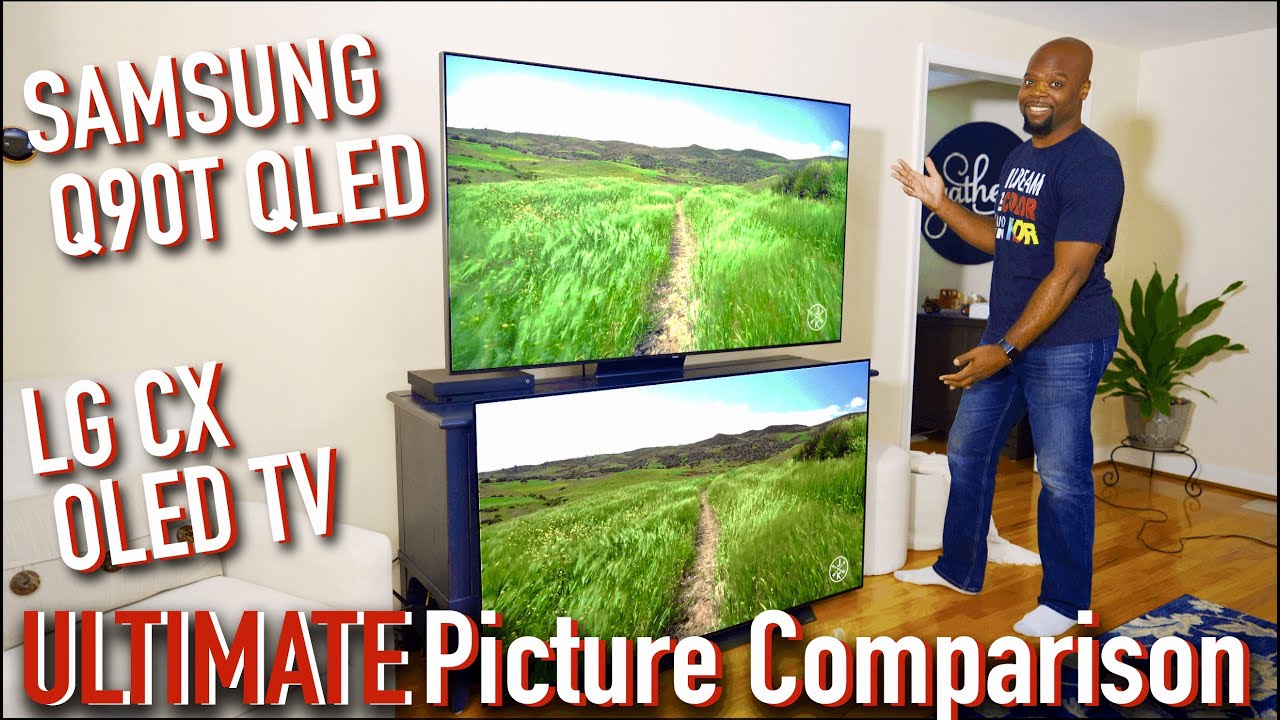 2020 LG CX OLED vs Samsung Q90T QLED Picture Comparison | Bright as Day,  Dark as Night - YouTube