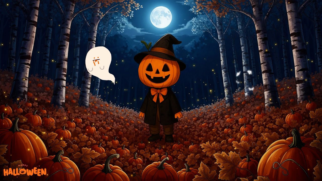 Magic Under the Moonlight ✨Lofi Beats for Calm Halloween Nights