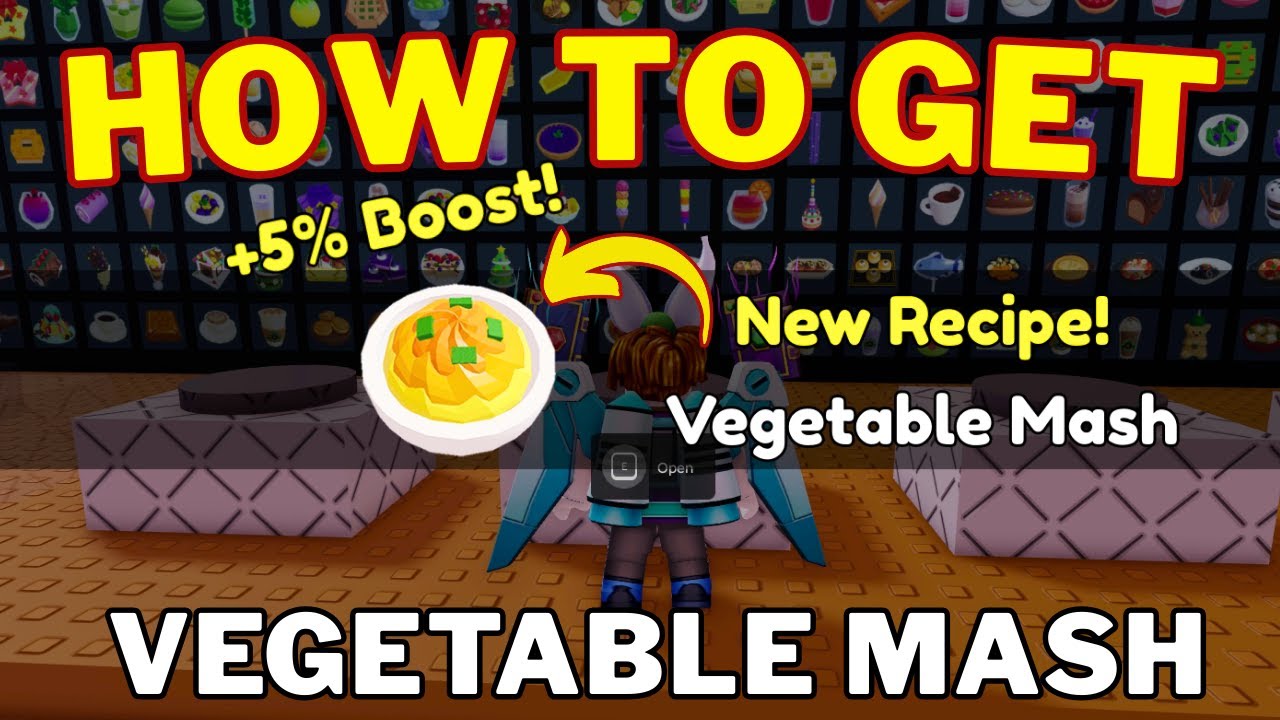 How To Make Vegetable Mash in Craft Food | Vegetable Mash Recipe | Roblox