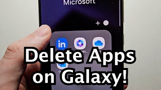 How to Delete Apps on Samsung Galaxy S24 Ultra!