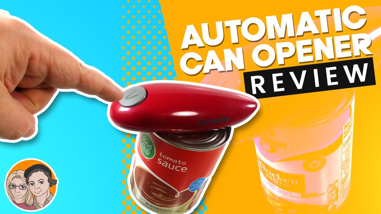 Hands Free Automatic Can Opener - Easy way to open a can! 