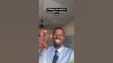 5 things you need to know before studying law #law #motivation #lawyer