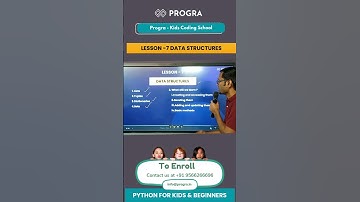 Lesson -7 Data Structures | Python for Kids & Beginners | #python #education