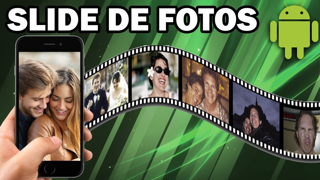 Como criar um Slide de fotos no Celular YouTube