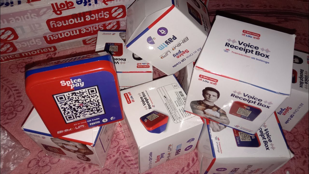 Spice Money Sound Box | Spice money sound box price | Spice money sound box qr code | Spice Money