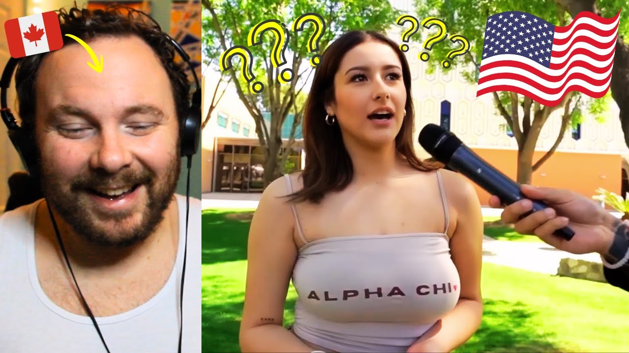 Canadian Guy STUNNED by how UNEDUCATED American College Students are...