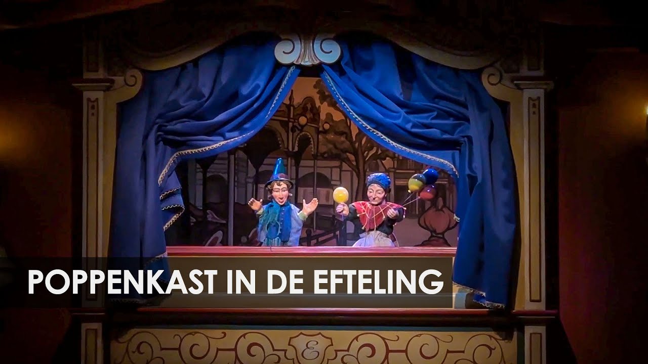 Efteling presenteert nieuwe poppenkast op het Anton Pieckplein (Poppentheater)
