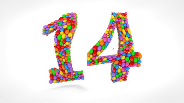 Learn Number 14 on 3d Color Balls | Sparta WaveWarp Effects (sponsored by preview2effects)