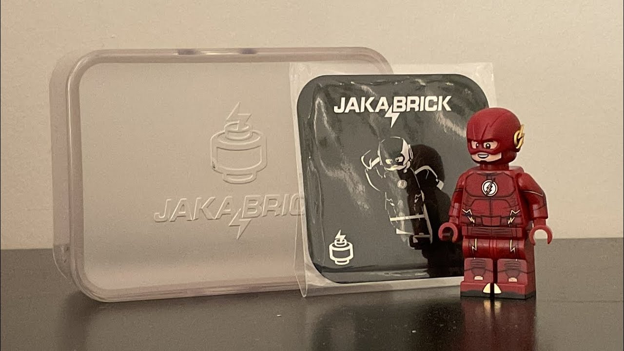 lego dc jaka brick custom cw flash minifigure unboxing