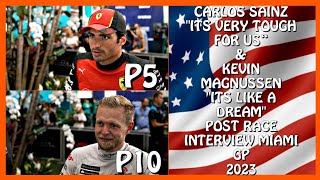 CARLOS & KEVIN || POST RACE INTERVIEW MIAMI GP 2023 News