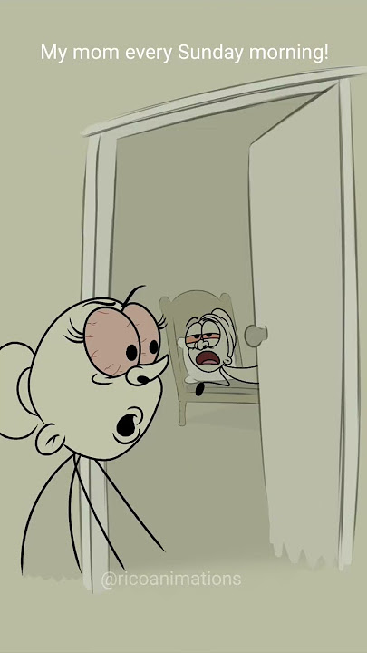 Ibuku setiap Minggu pagi! 😀 (4k meme) #shorts