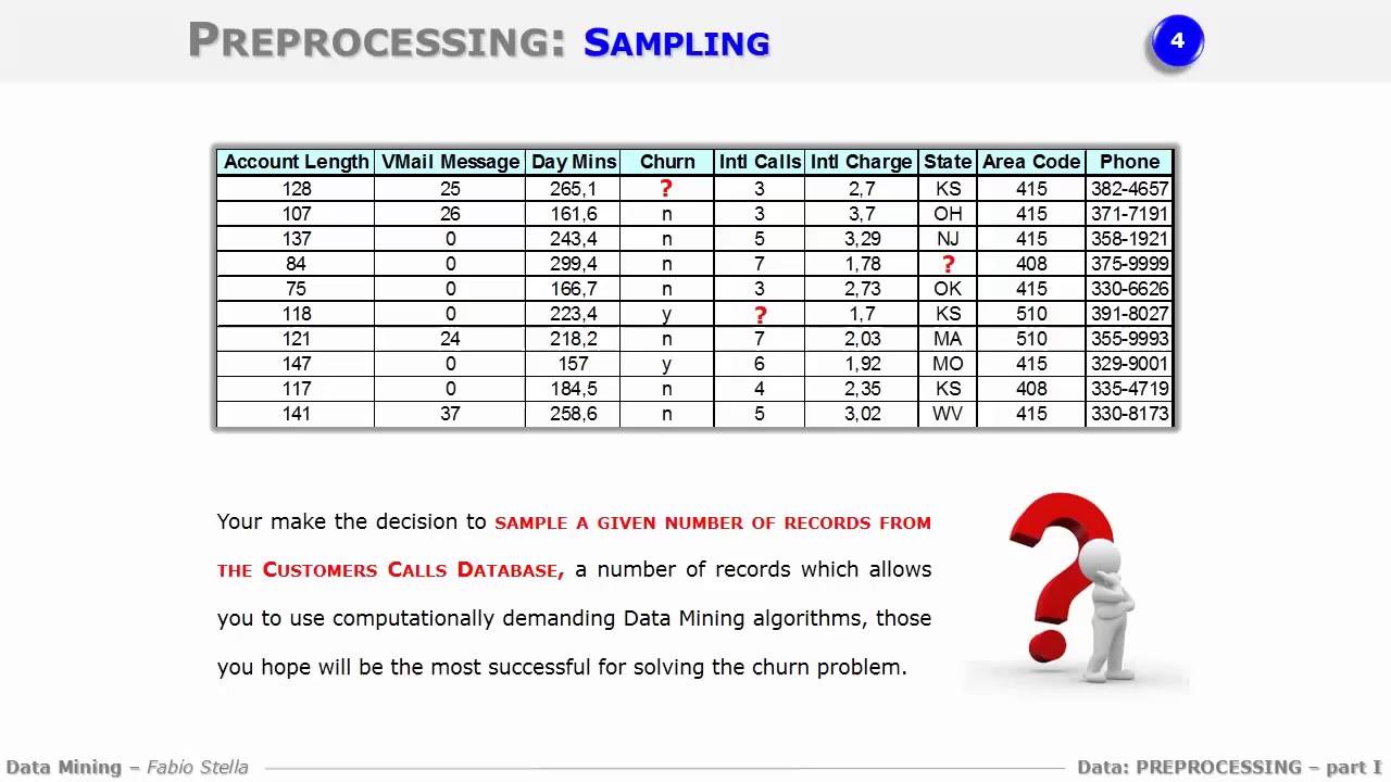 Data Mining 1 Data 04 Preprocessing part I 1 eduopen - YouTube