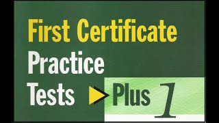 FCE Practice Tests Plus 1 Listening Test 1 Part 3