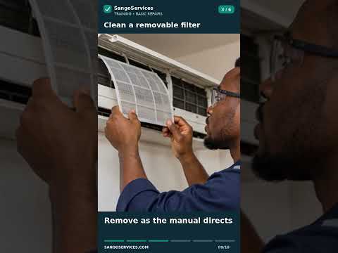 Video preview: Clean a removable filter
