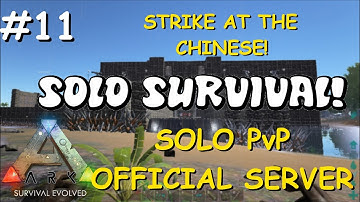 RAIDING MY OWN BASE? | Solo PvP Survival - Official Server Ep. 11 -Ark: Survival Evolved Let