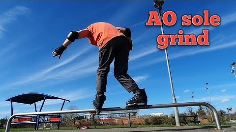 Aggressive inline skating tutorial: How to alley-oop soul grind + How to soyale.