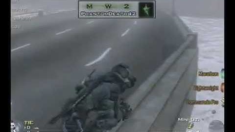 Call of Duty MW2 Glitches-Out of the Map Elevator on Underpass