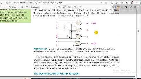decimal to binary encoder digital logic design