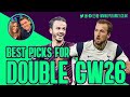 OUR TEAMS FOR THE DOUBLE! KANE TRIPLE CAP? - GW25/GW26 - FPL Family (Fantasy Premier League)