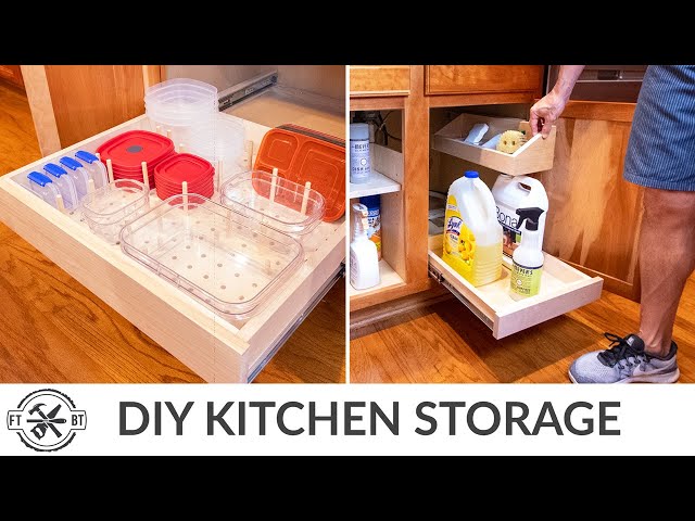 Easy DIY Kitchen Storage Ideas - The Owner-Builder Network