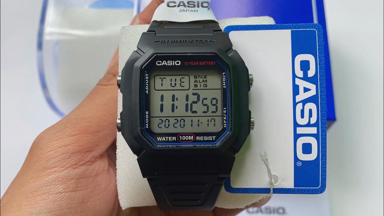 Casio W-800HM | Review | Terbaru 2020 - YouTube