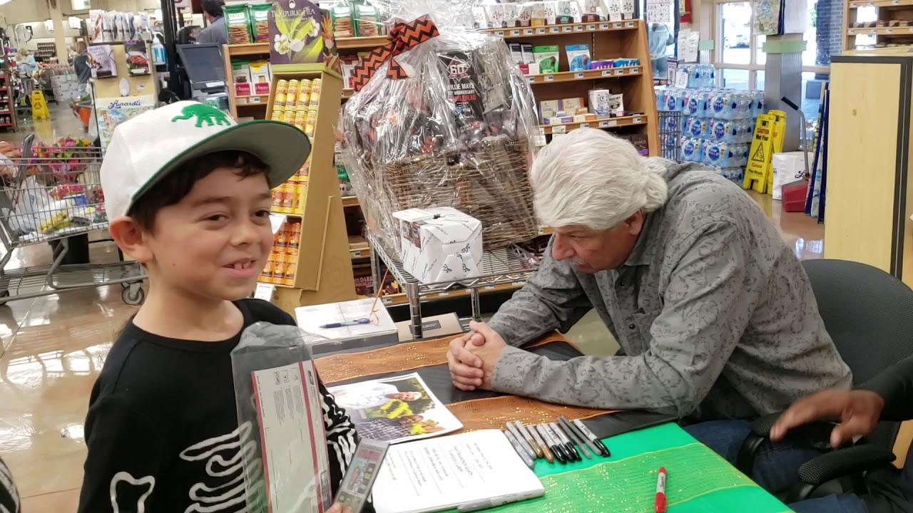 Vida Blue autograph signing with Bill Laskey