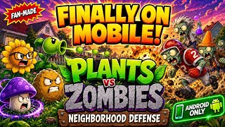 Plants vs Zombies Neighborhood Defense | New Android Port Gameplay | Finally on Mobile screenshot 1