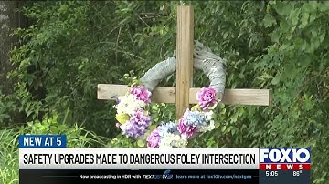 Four-way stop and other safety upgrades added to deadly Foley intersection