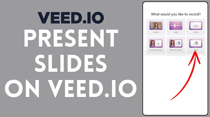 How to Present Slides on Veed IO (2024) | Veed IO Tutorial