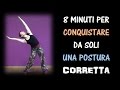 Ginnastica posturale per il tratto dorsale.