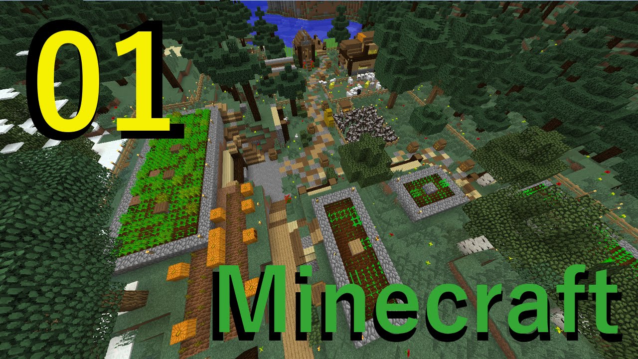Lets play Minecraft Episode - 1 - Introduction - YouTube