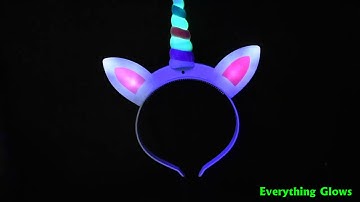 Everything Glows - LED Unicorn Headband