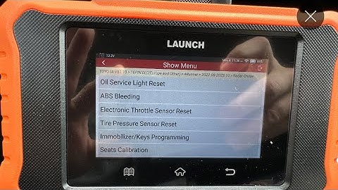Best scan tool for Toyota Lexus Car Enthusiast - LAUNCH Creader Elite V2.0 Bi-Directional