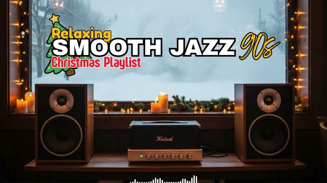 🎼 Christmas Jazz – Soothing Holiday Jazz with Crackling Fireplace Warmth 🎄🔥