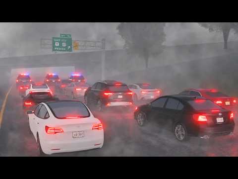 *CRAZY*  Rensselaer County CityWide Highway Evaucation AIR POLLUTION Escape Roblox Update Roleplay