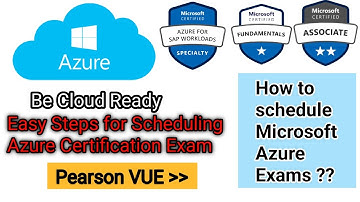 How To Schedule Azure Exam With Pearson VUE | AZ-900, AI-900, DP-900, SC-900| Step By Step Guide