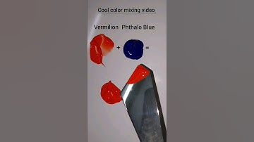 Cool color mixing asmr video || Satisfying video || #colormixing #asmr #shorts