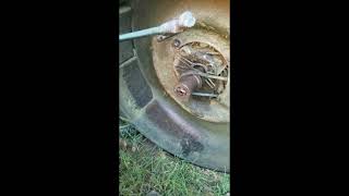 Replace lawn mower blade adaptor