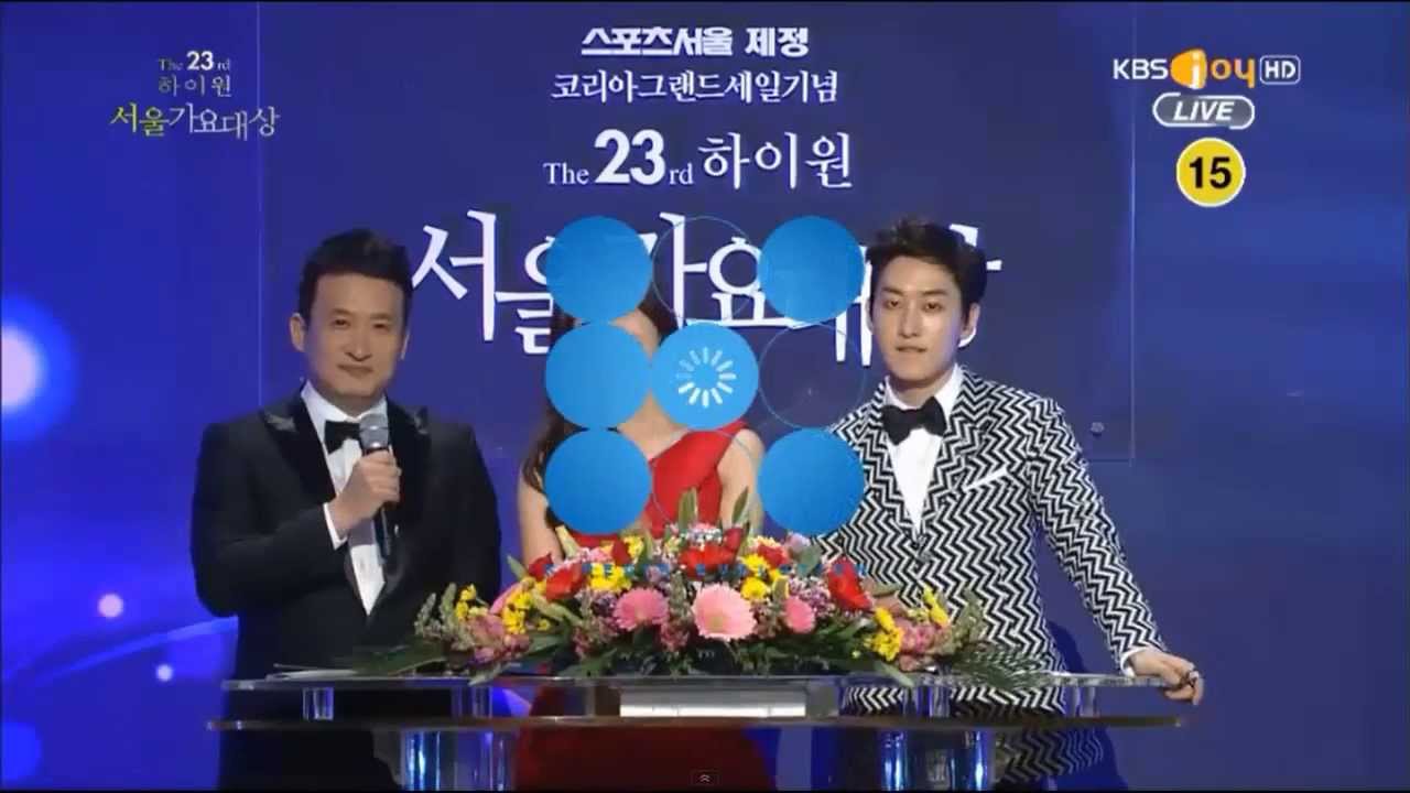 140123 Only EunHyuk MC @ Seoul Music Awards 2014