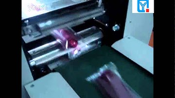 Horizontal FFS Pillow Type Automatic Packing Machine For Cosmetic Bottle Flow Wrapper