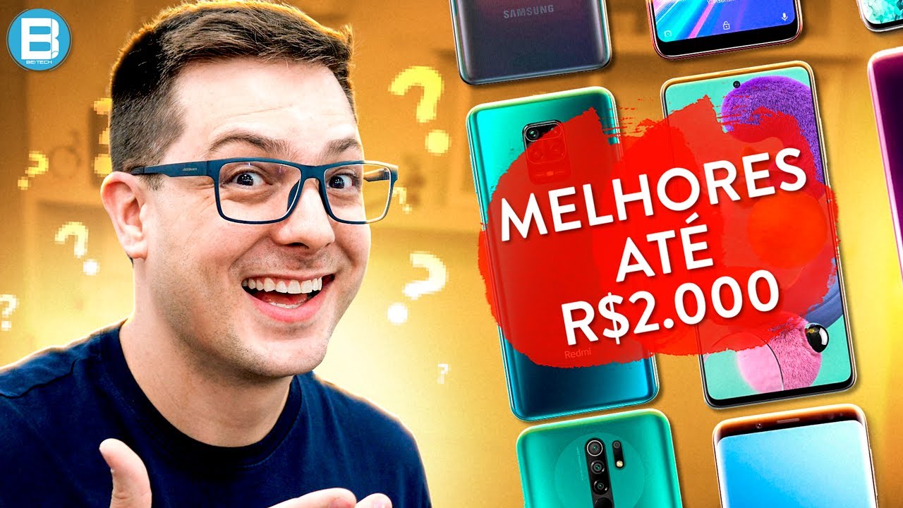 Melhores CELULARES até R$ 2.000 reais! Lista ATUALIZADA de 2020! ESCOLHA sem DÚVIDA!