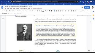 U6 Ch  22   Intro to Inference with Sample Means