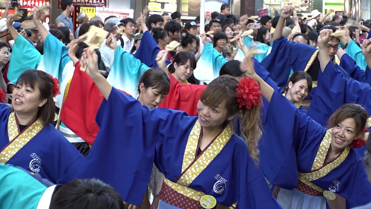 18東京よさこい ｒｈｋ大河 霊波之光本部北部地域青年部 Youtube