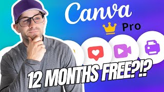 Get Canva Pro FREE for 12 Months (100% Legit Method!) | 2025