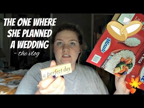 The One Where She Planed a Wedding VLOG