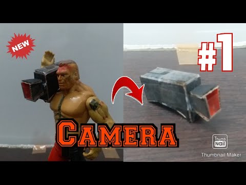 How To Make A Camera For WWE Actions figures - YouTube